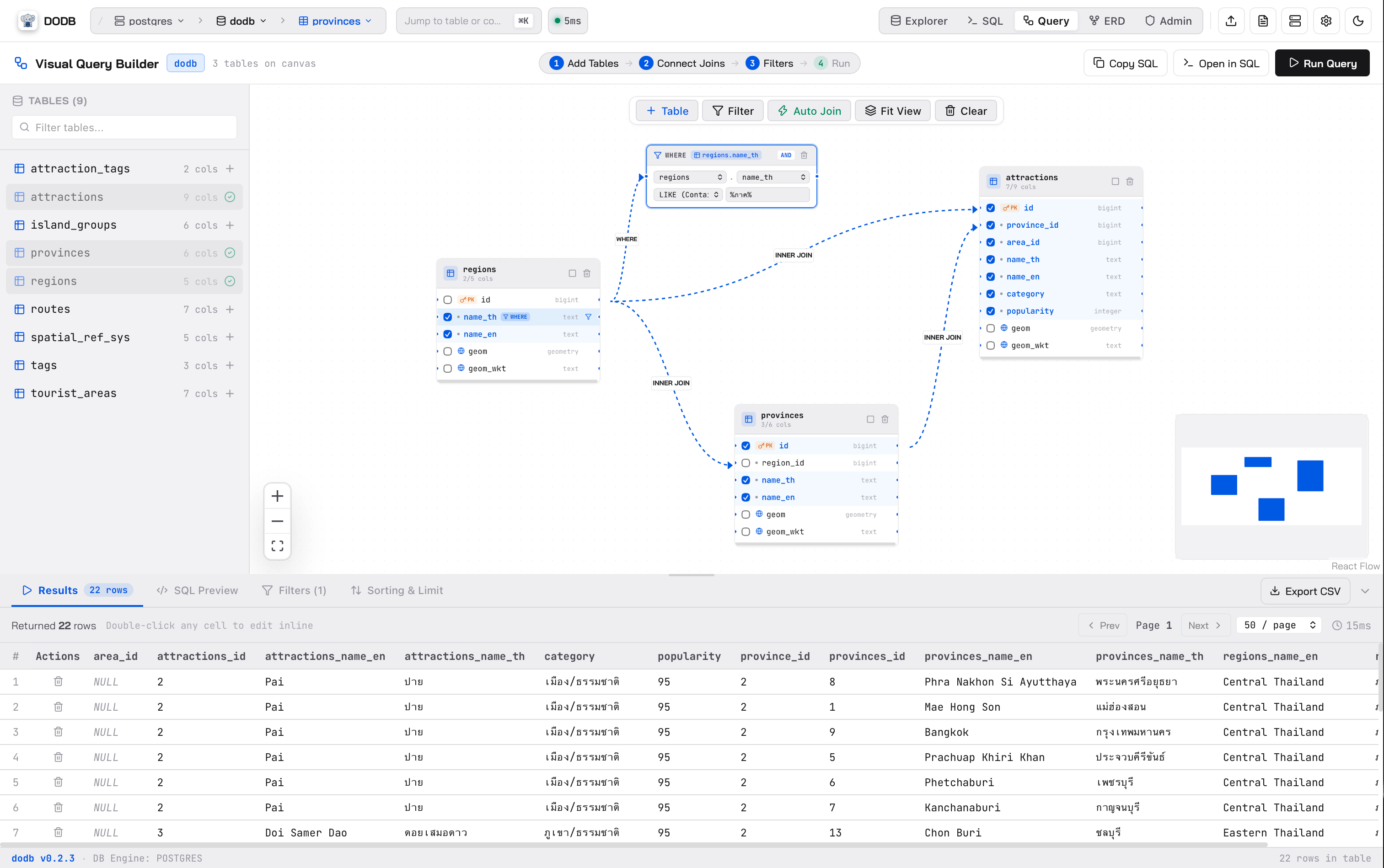 dodb Visual SQL Query Builder